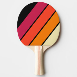 Raquete De Ping Pong Retro VHS estrias a negrito