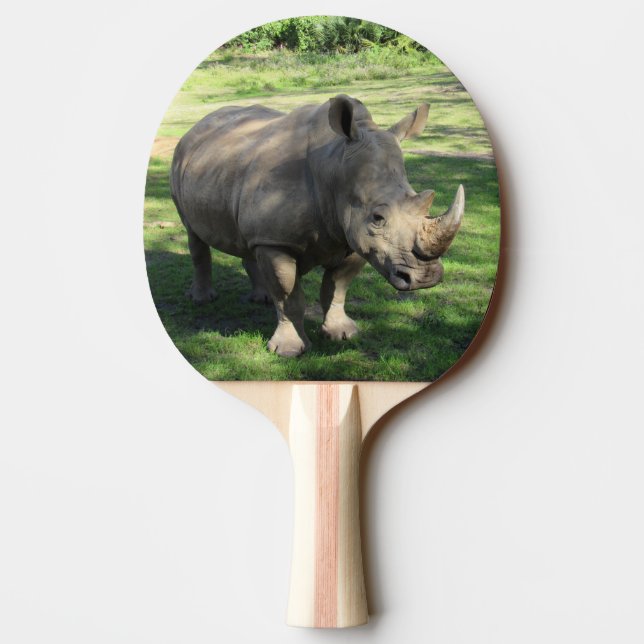 Raquete De Ping Pong Rinocerontes - Ping Pong Paddle (Verso)