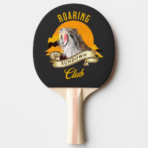 Raquete De Ping Pong Roaring Sundown Club Sabertooth Tiger