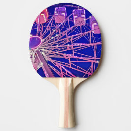 Raquete De Ping Pong Roda-gigante vermelha e roxa