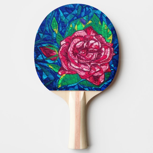 Raquete De Ping Pong Rosa (Frente)