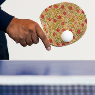 Raquete De Ping Pong Rosa, 1883, por William Morris