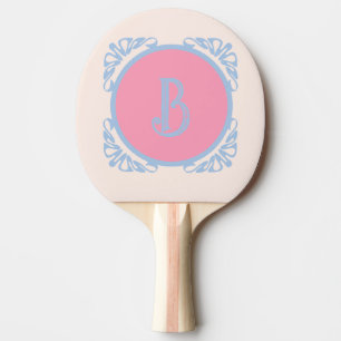 Raquete De Ping Pong Rosa e azul personalizados