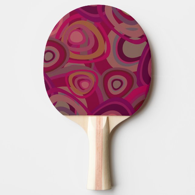 Raquete De Ping Pong Rosa orgânico (Frente)