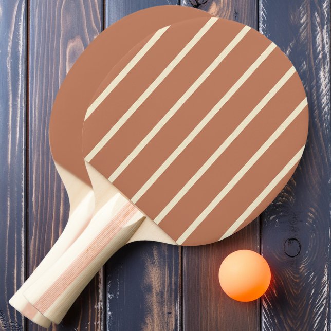 Raquete De Ping Pong Rosa pálido e sólido (Criador carregado)