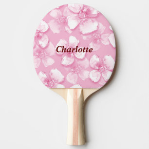 Raquete De Ping Pong Rosa Personalizado