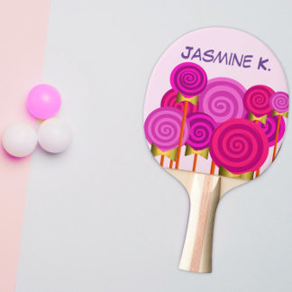 Raquete De Ping Pong Rosa personalizado