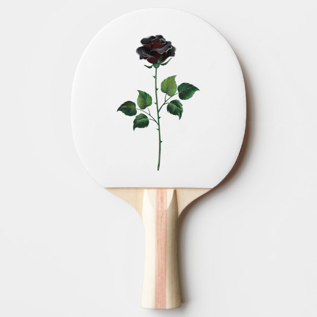 Raquete De Ping Pong Rosa preto (Frente)