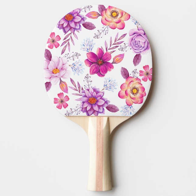 Raquete De Ping Pong Rosa violeta (Frente)