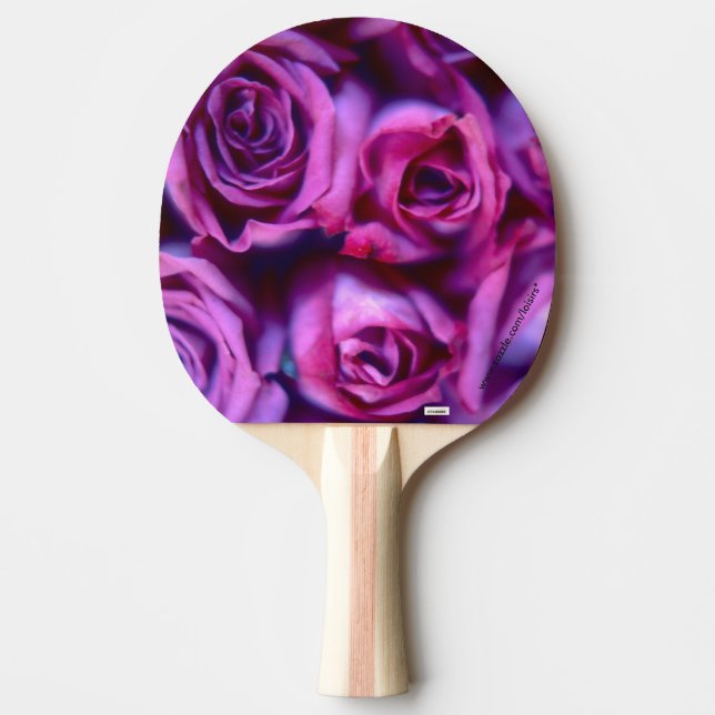 Raquete De Ping Pong Rosas (Frente)