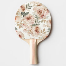 Rosas Rosa Suave Impressão Floral Aquarela Botânic