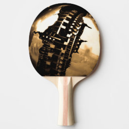 Raquete De Ping Pong Rose Gold Steampunk
