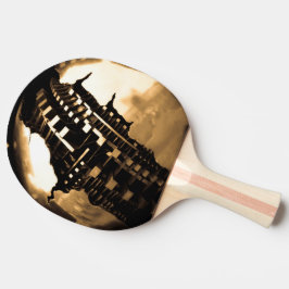 Raquete De Ping Pong Rose Gold Steampunk 