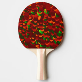 Raquete De Ping Pong  Rosenblätter abstrakt