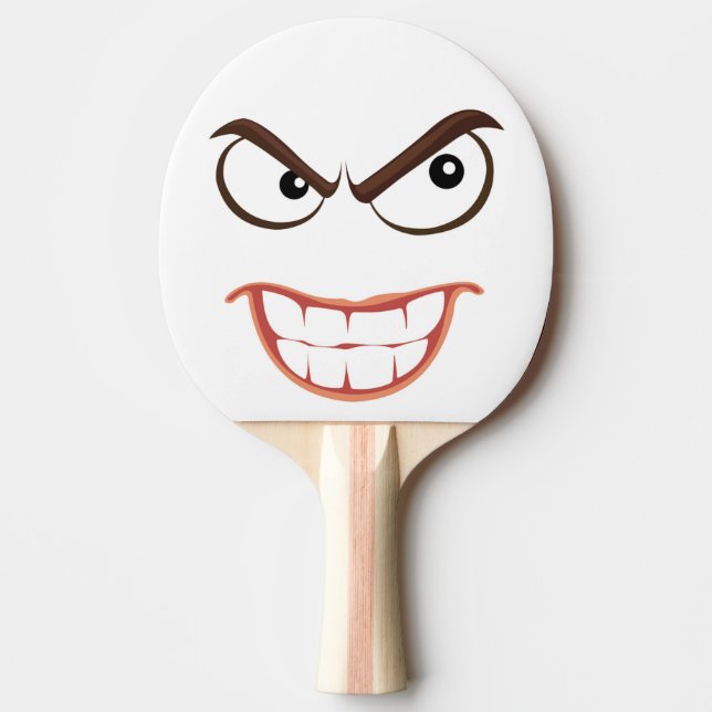 RAQUETE DE PING PONG ROSTO SINISTER (Frente)
