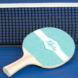 Raquete De Ping Pong Rótulo do Pino Pong do Monograma de Largura