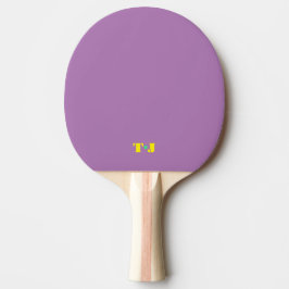 Raquete De Ping Pong Roxo Pálido Monogramado