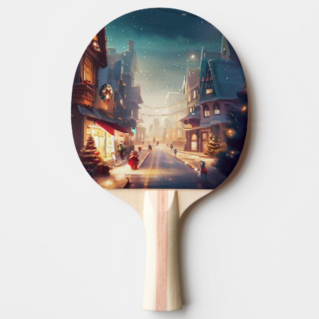 Raquete De Ping Pong Rua da Cidade de Natal (2) (Frente)