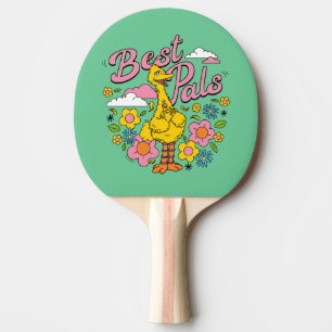 Raquete De Ping Pong Rua Sésamo Melhores Pássaros Amarelos