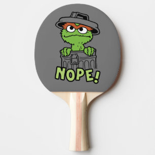 Raquete De Ping Pong Rua Sésamo Oscar, o Grouch Nope!