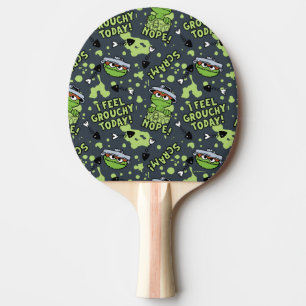 Raquete De Ping Pong Rua Sésamo   Oscar, o Padrão de Frase do Agrupamen