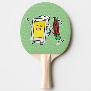 Raquete De Ping Pong Salsicha de cerveja Octoberfest Oktoberfest