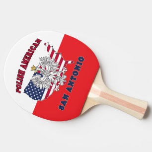 Raquete De Ping Pong San Antonio Texas Polonês