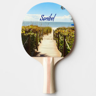 Raquete De Ping Pong Sanibel Island, Florida Beach Ocean