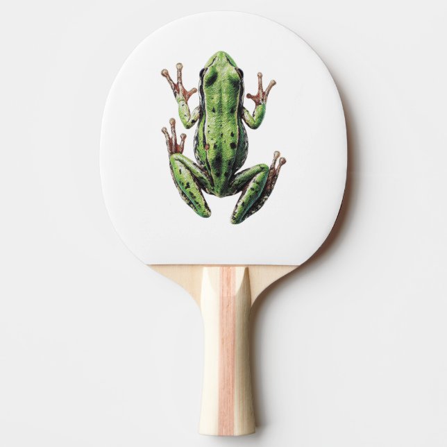 Raquete De Ping Pong Sapo rastejando (Frente)