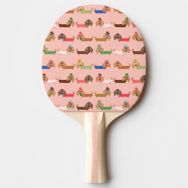 Raquete De Ping Pong Sapos a rosa (Frente)