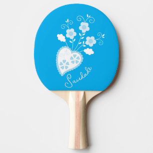 Raquete De Ping Pong Saudade significa que sinto sua falta de coração p