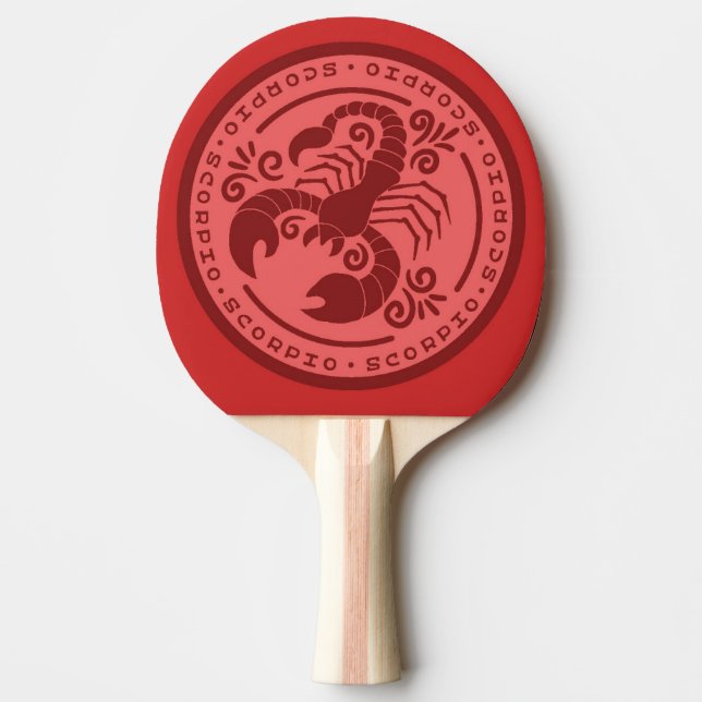 Raquete De Ping Pong Scorpio Zodiac (Frente)