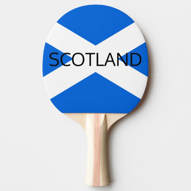 Raquete De Ping Pong Scottish Flag Scotland ppcnt (Frente)