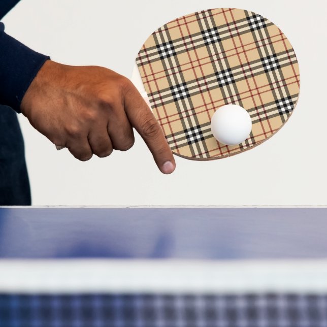 Raquete De Ping Pong Scottish Tartan Pattern     (Insitu)