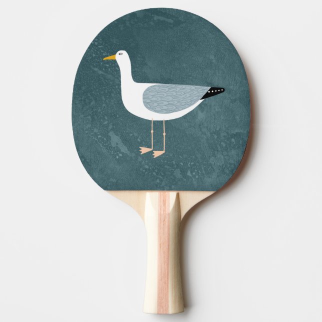 Raquete De Ping Pong Seagull divertido (Frente)