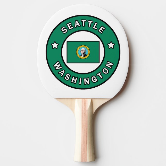 Raquete De Ping Pong Seattle Washington (Frente)
