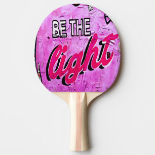 Raquete De Ping Pong Sejam As Palavras Motivacionais Positivas Leves