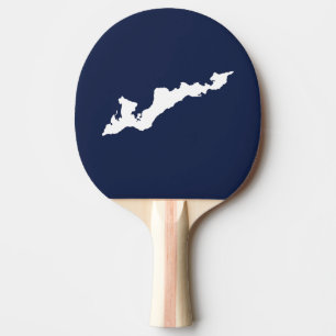 Raquete De Ping Pong Seletor de logotipo da ilha Fishers Clássica - Br