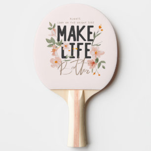 Raquete De Ping Pong Sempre olhe para o lado direito