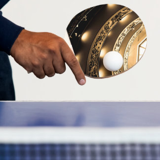 Raquete De Ping Pong Sepia Architecture