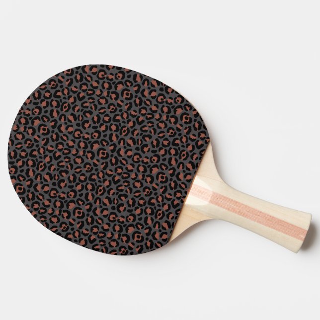Raquete De Ping Pong Série Leopardo Clássica Design 2 (Lateral)
