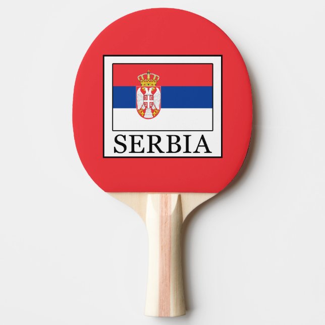 Raquete De Ping Pong Sérvia (Frente)