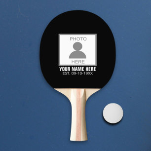 Raquete De Ping Pong Seu nome e idade da foto aqui