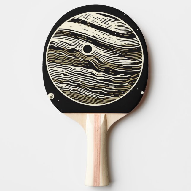 Raquete De Ping Pong SF Júpiter Woodcut 1 (Frente)