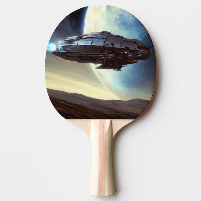 Raquete De Ping Pong SF Orbiting Spaceship (2) (Frente)