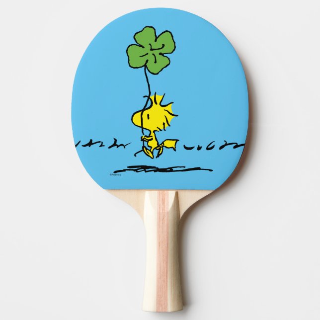 Raquete De Ping Pong Shamrock de Carregando de Woodstock (Frente)