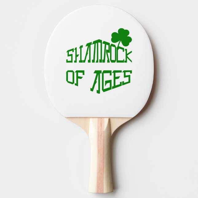 Raquete De Ping Pong Shamrock of Ages (Frente)