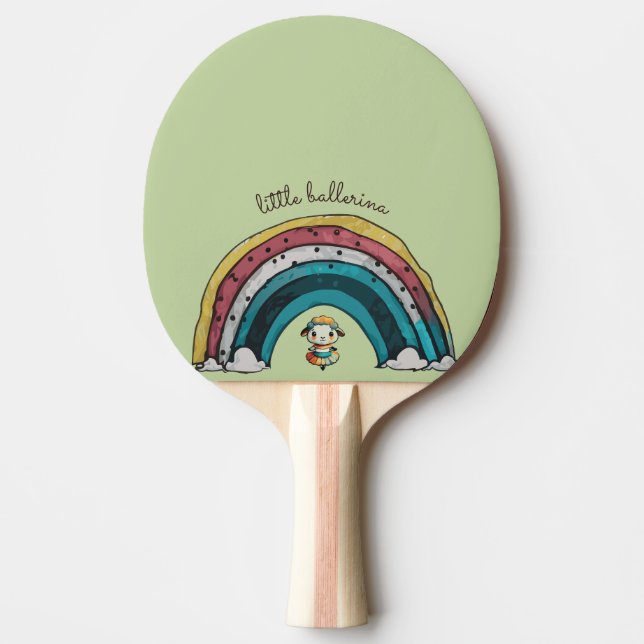 Raquete De Ping Pong Sheep Ballerina (Frente)