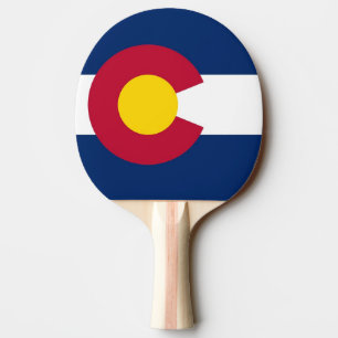 Raquete De Ping Pong Sibile a pá do pong com a bandeira do estado de