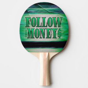 Raquete De Ping Pong Siga o Dinheiro - Grunge